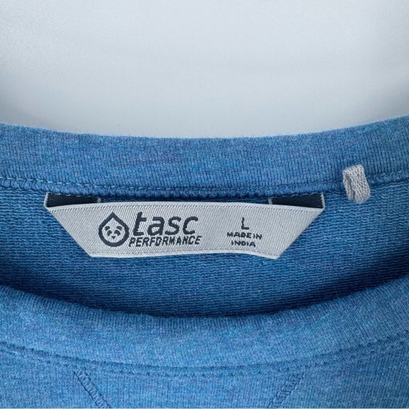TASC PERFORMANCE Classic Blue Crewneck Sweater - Picture 4 of 6